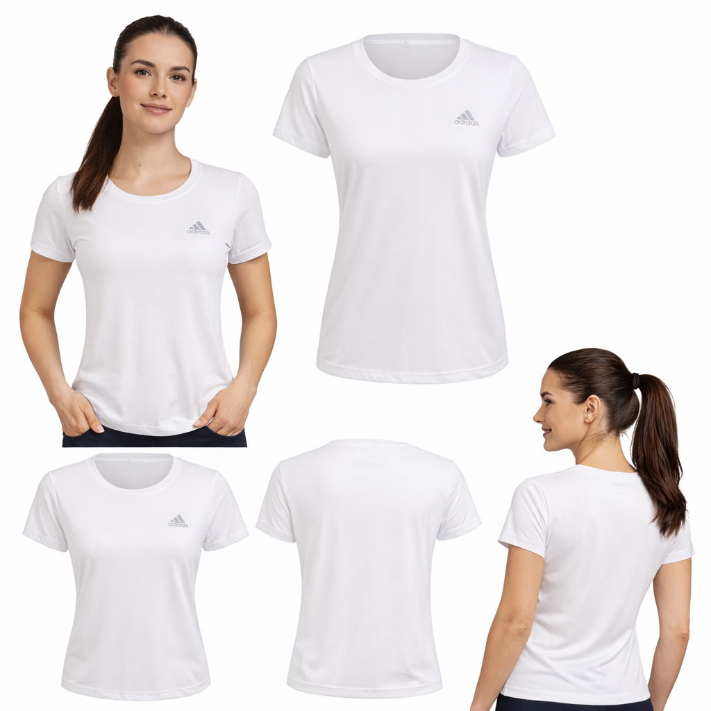 6688 Adidas T-shirt DF - Branco Tamanho 3XL