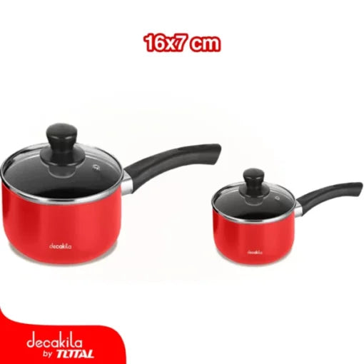 Panela com pega Antiaderente de Alumínio Decakila KMEP007B 16"