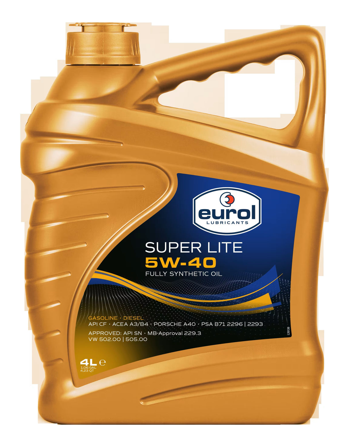OLEO SUPER LITE 5W40 4L EF EUROL (4*4L) E100092 4L