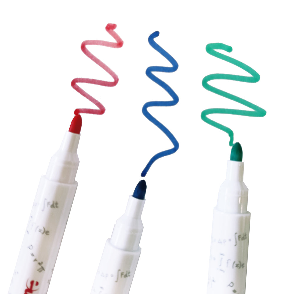 3 MARCADORES PARA QUADRO BRANCO - VERMELHO VERDE E AZUL ES2770