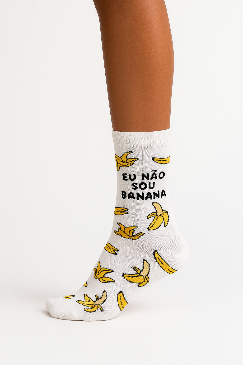 MEIA PERSONALIZADA EU NÃO SOU BANANA