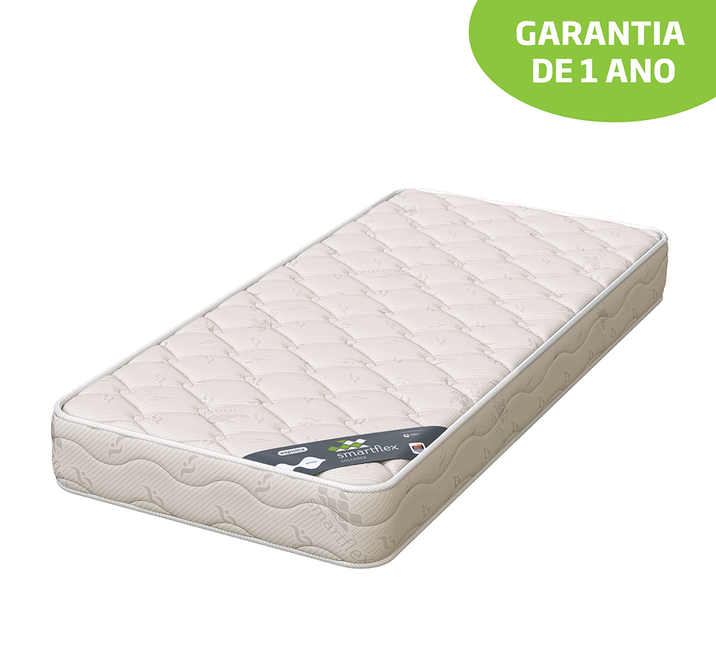 COLCHAO DE ESPUMA SMARTFLEX WHITE - 70X130