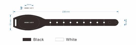 Pulseira Silicone de Álcool Gel