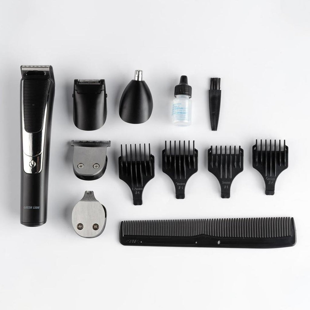 Green Lion 5 em 1 Grooming Set – 600mAh – Preto