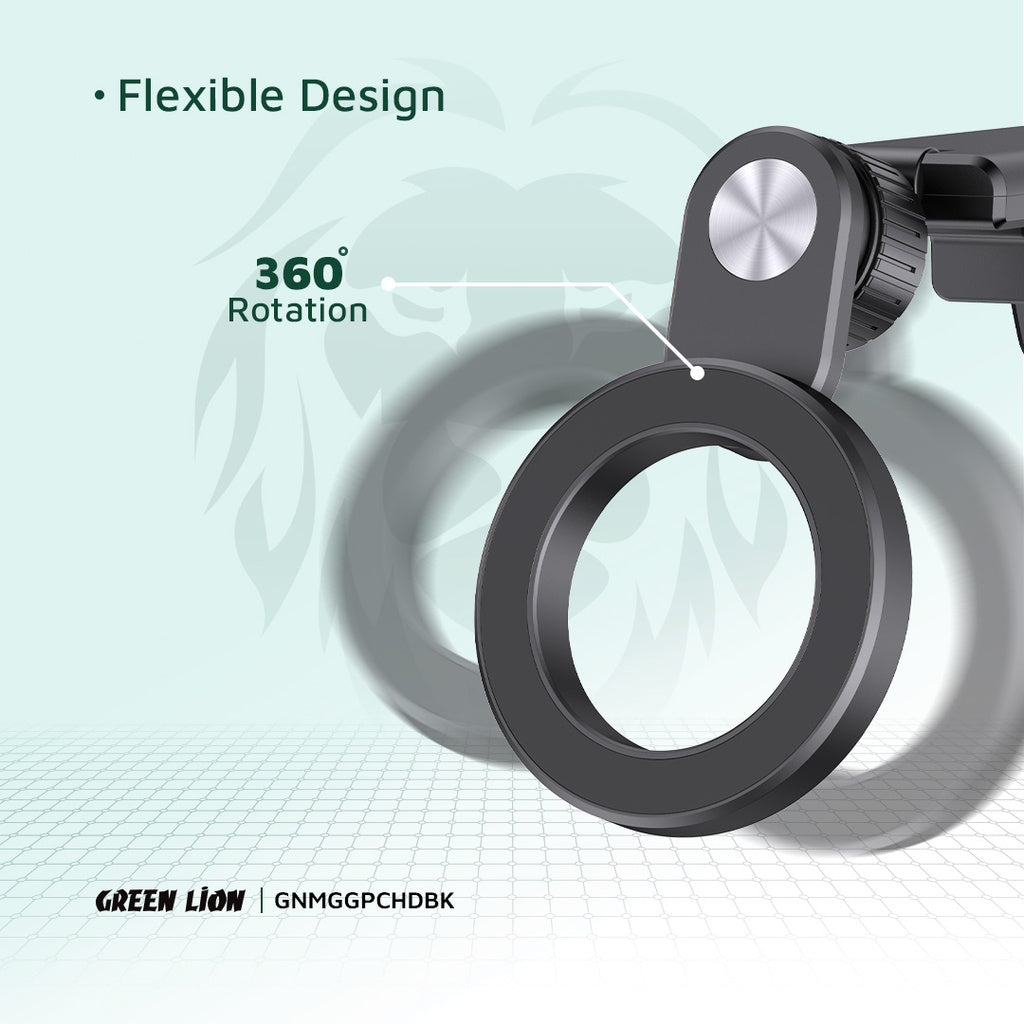 SUPORTE PARA CARRO MAGGRIP LEÃO VERDE - PRETO