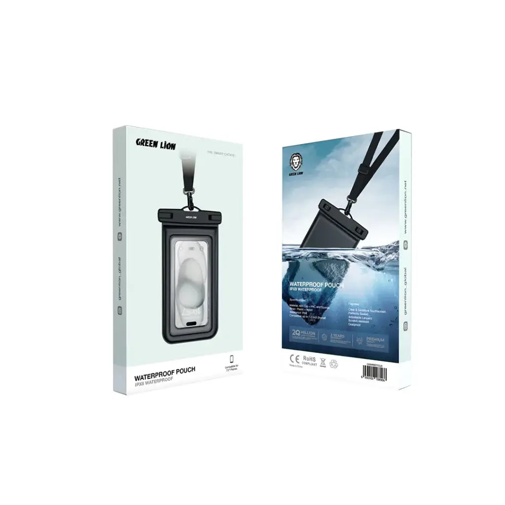 Green Lion Bolsa Impermeável para Telemóvel 7.2" – Transparente