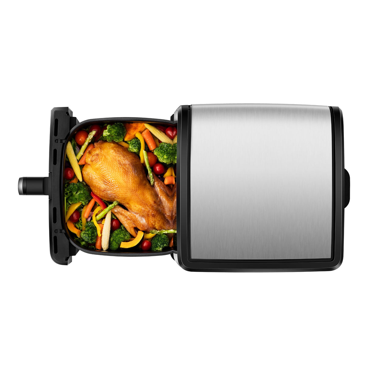 Fritadeira Sem Óleo Hisense 8L Digital – Air Fryer com Display Touch, Cesto Antiaderente – Modelo H09AFBKS4S