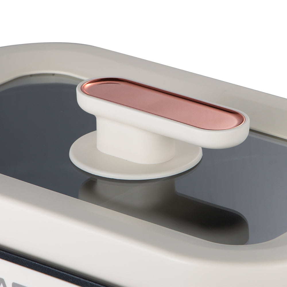 RAF Multi Função Panela Elétrica Com Dual 1000W Poder Duplo Sabor Hot Pot 6L Capacidade Uniforme de Calor e Fácil de Limpar