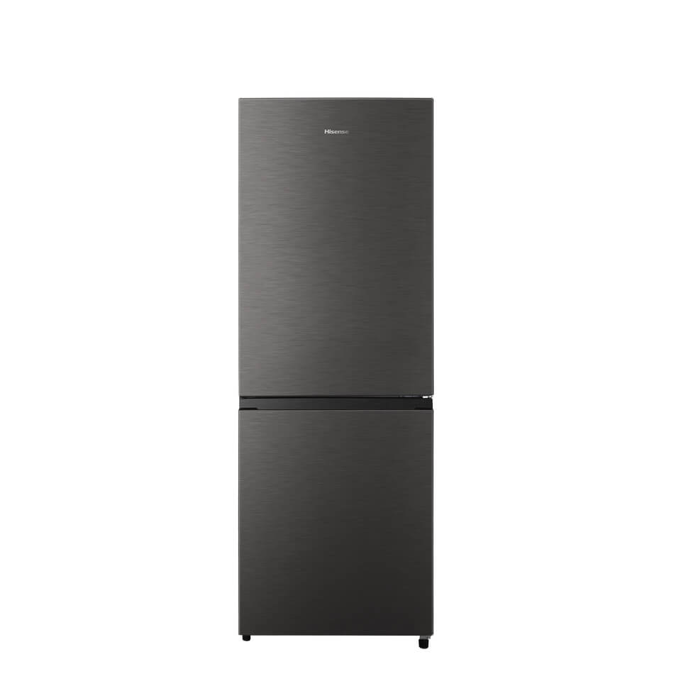Frigorífico Combinado Hisense 224L Inox – Congelador Inferior, Iluminação LED – Modelo H310BIT
