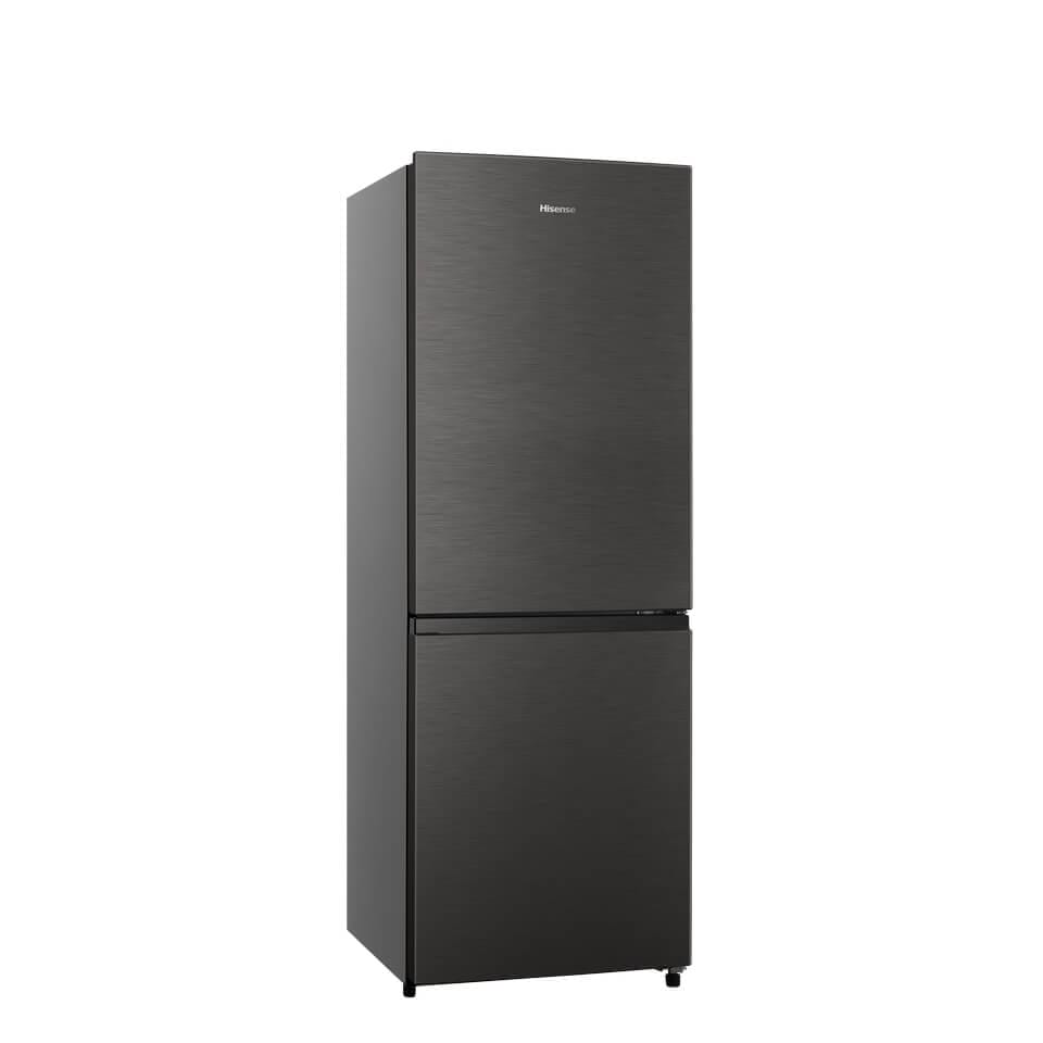 Frigorífico Combinado Hisense 224L Inox – Congelador Inferior, Iluminação LED – Modelo H310BIT