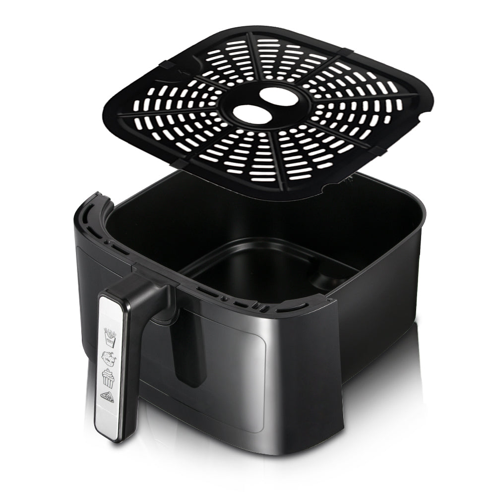 RAF Air Fryer 8L de grande capacidade 1350W sem óleo digital com janela visível para casa