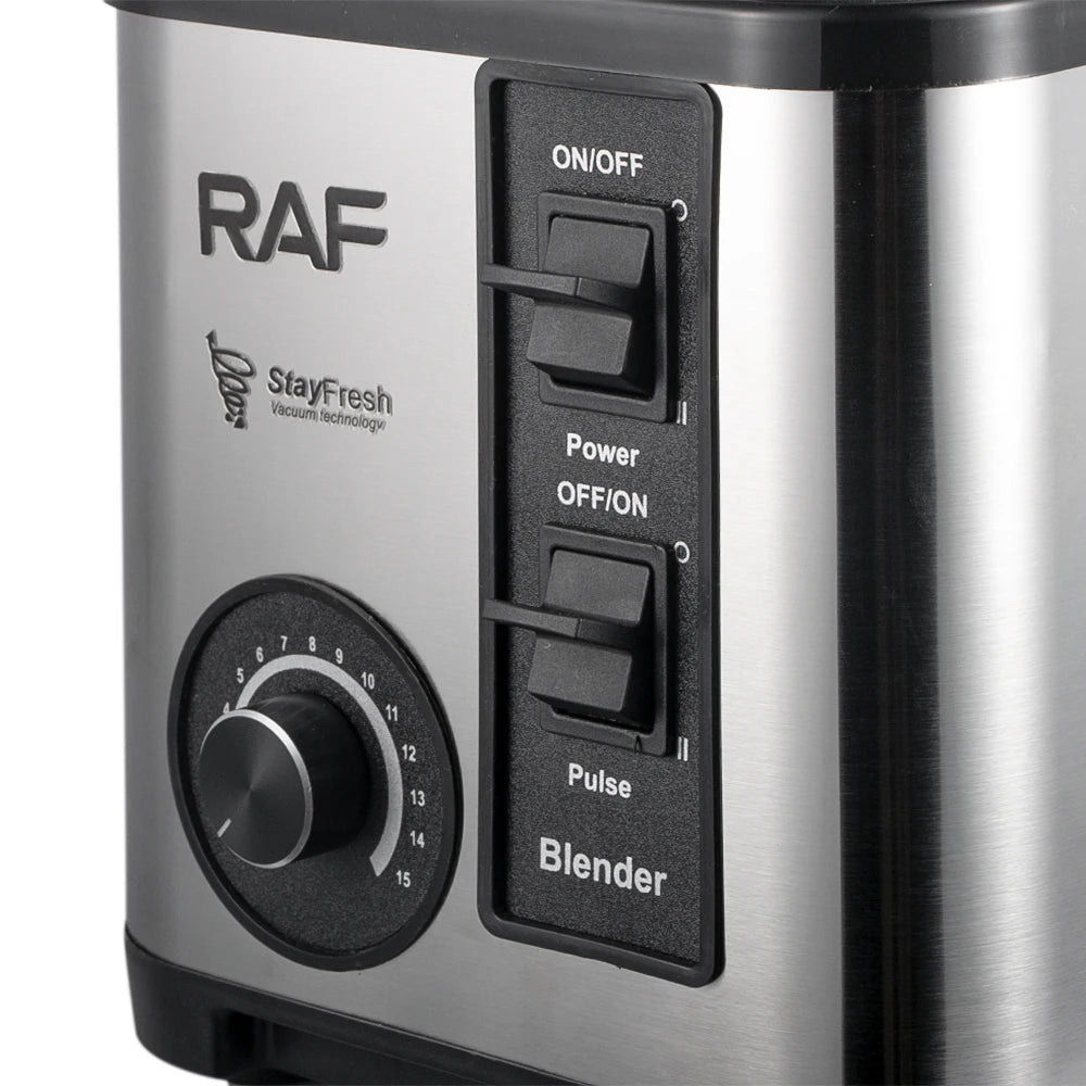 RAF R.2865 Multi Funcional 3 Em 1 8 Lâminas Liquidificador Elétrico Fácil De Limpar Forte Poder Juicer Mixer