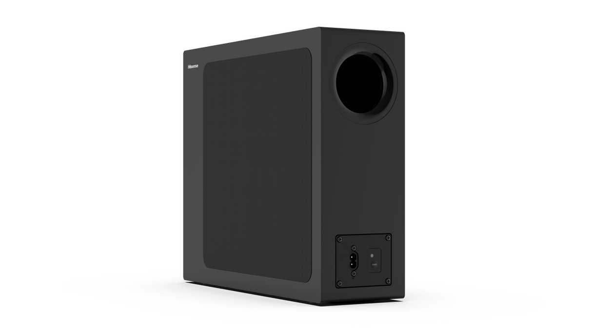 Soundbar Hisense HS2100 2.1 Canais 240W – Subwoofer Wireless, DTS Virtual:X, Bluetooth, HDMI ARC