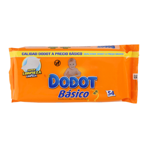 DODOT TOALHITAS BEBE BASICA 54UN