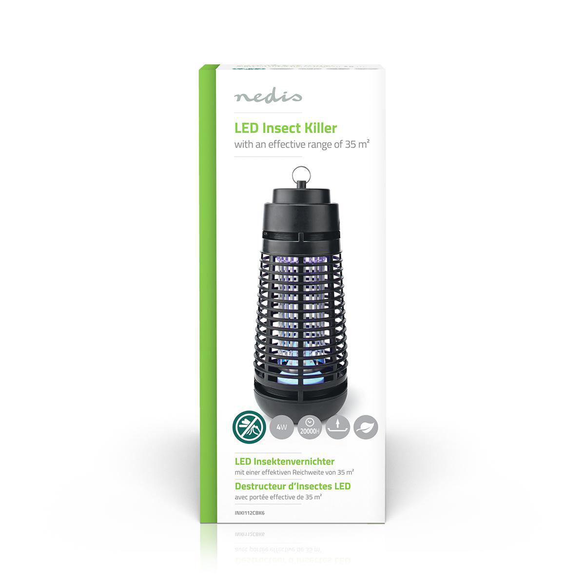 Armadilha luminosa para parar mosquitos INKI112CBK6