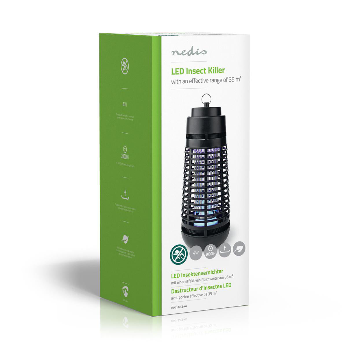 Armadilha luminosa para parar mosquitos INKI112CBK6