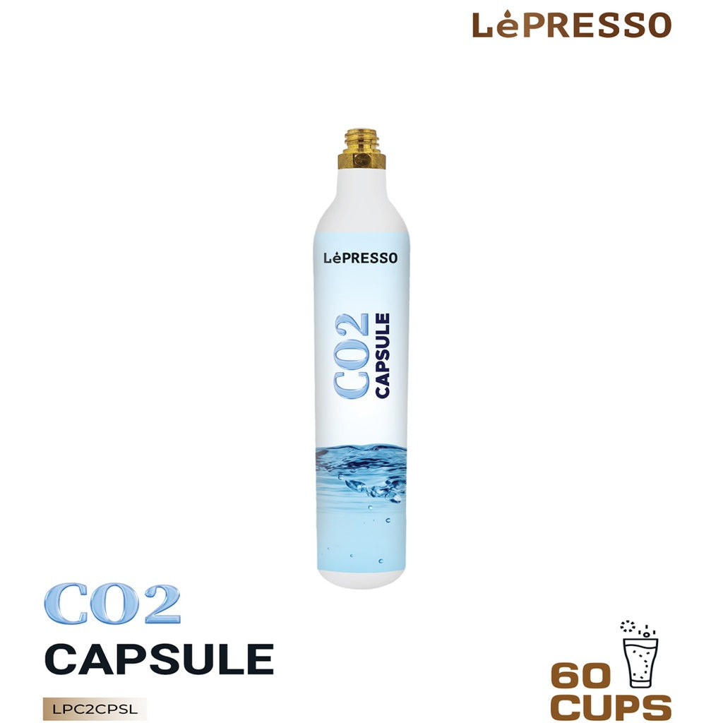 CÁPSULA / GARRAFA DE CO2 LEPRESSO - CINZA