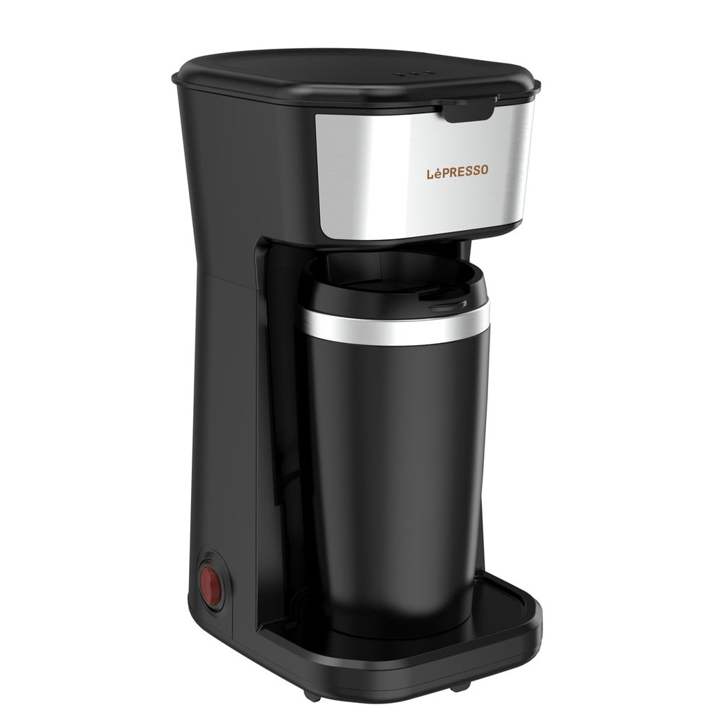 CAFETEIRA LEPRESSO COM CANECA DE VIAGEM 450W - PRETO
