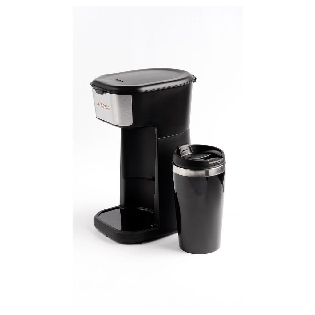 CAFETEIRA LEPRESSO COM CANECA DE VIAGEM 450W - PRETO