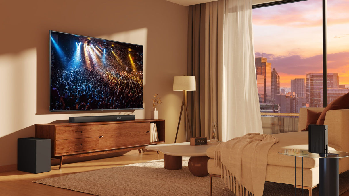 Soundbar Hisense HS5100 5.1 Canais 540W – Subwoofer Sem Fios, HDMI ARC, DTS Virtual:X, Bluetooth