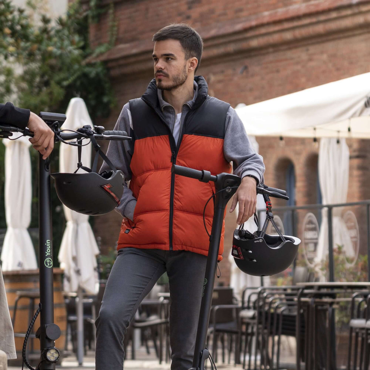 Capacete led frontal e traseiro preto - tamanho M