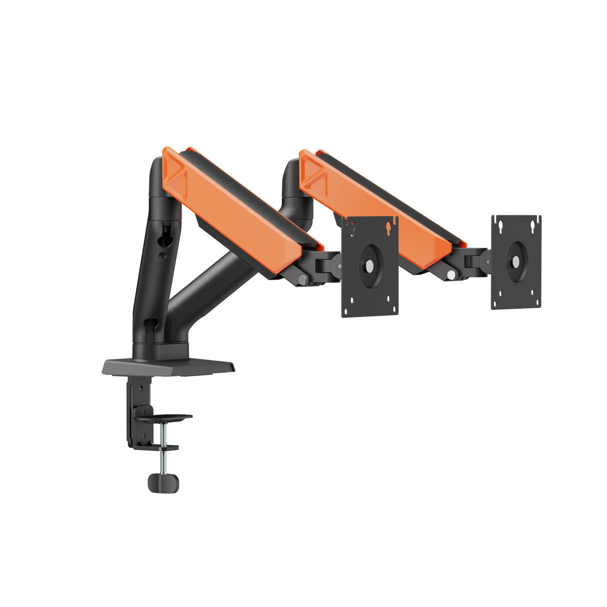 Suporte de Secretária Gaming Full-Motion para Duplo Monitor