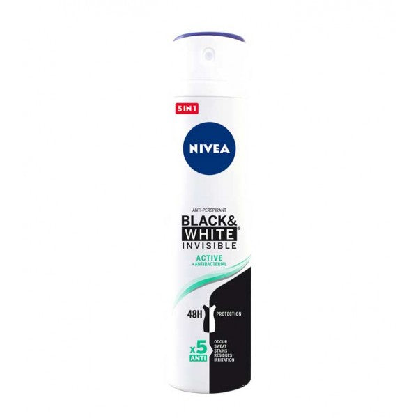 NIVEA DEO SPRAY 200ML WOMAN B&W ACTIVE