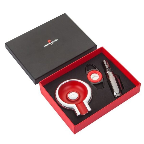 Pierre Cardin Conjunto Cinzeiro e Cortador Charutos