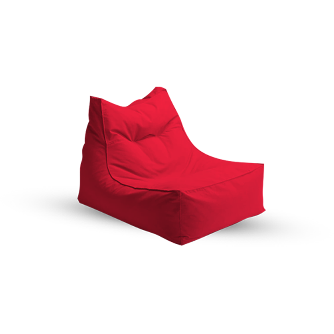 Puff Sofá Tecido Exterior - Vermelho