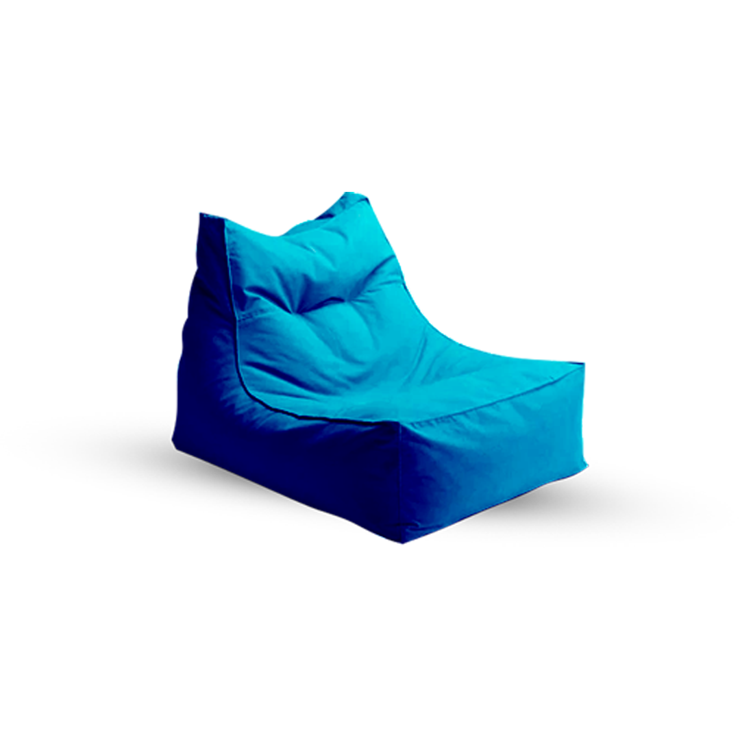 Puff Sofá Tecido Exterior - Azul Claro