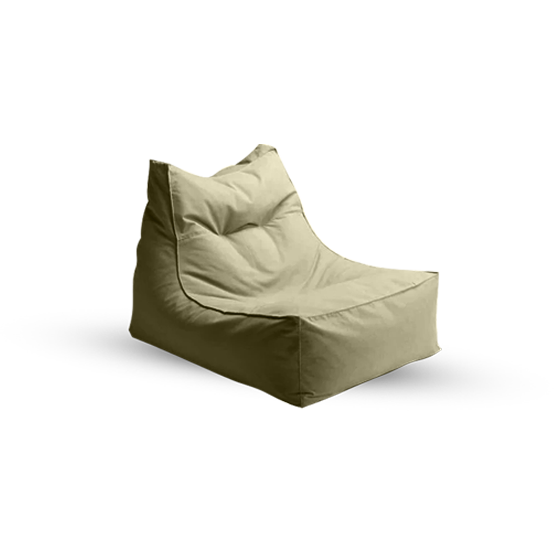 Puff Sofá Tecido Exterior - Amarelo bebé