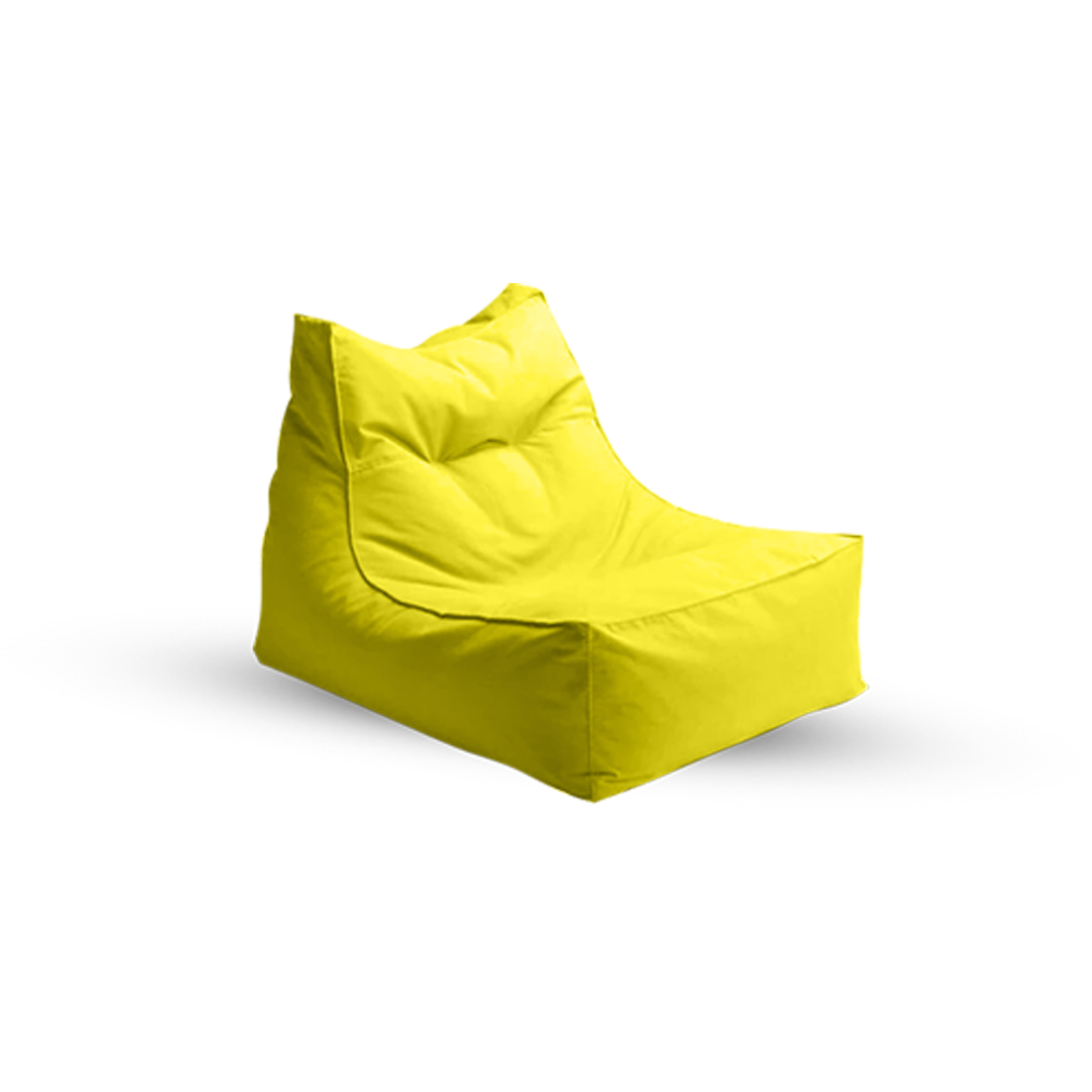 Puff Sofá Tecido Exterior - Amarelo