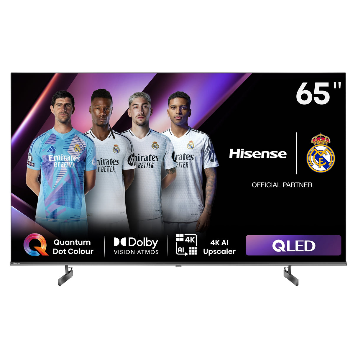 TV Hisense 65” QLED 4K UHD Smart VIDAA – Dolby Vision, HDR10+, Game Mode – Modelo 65Q6