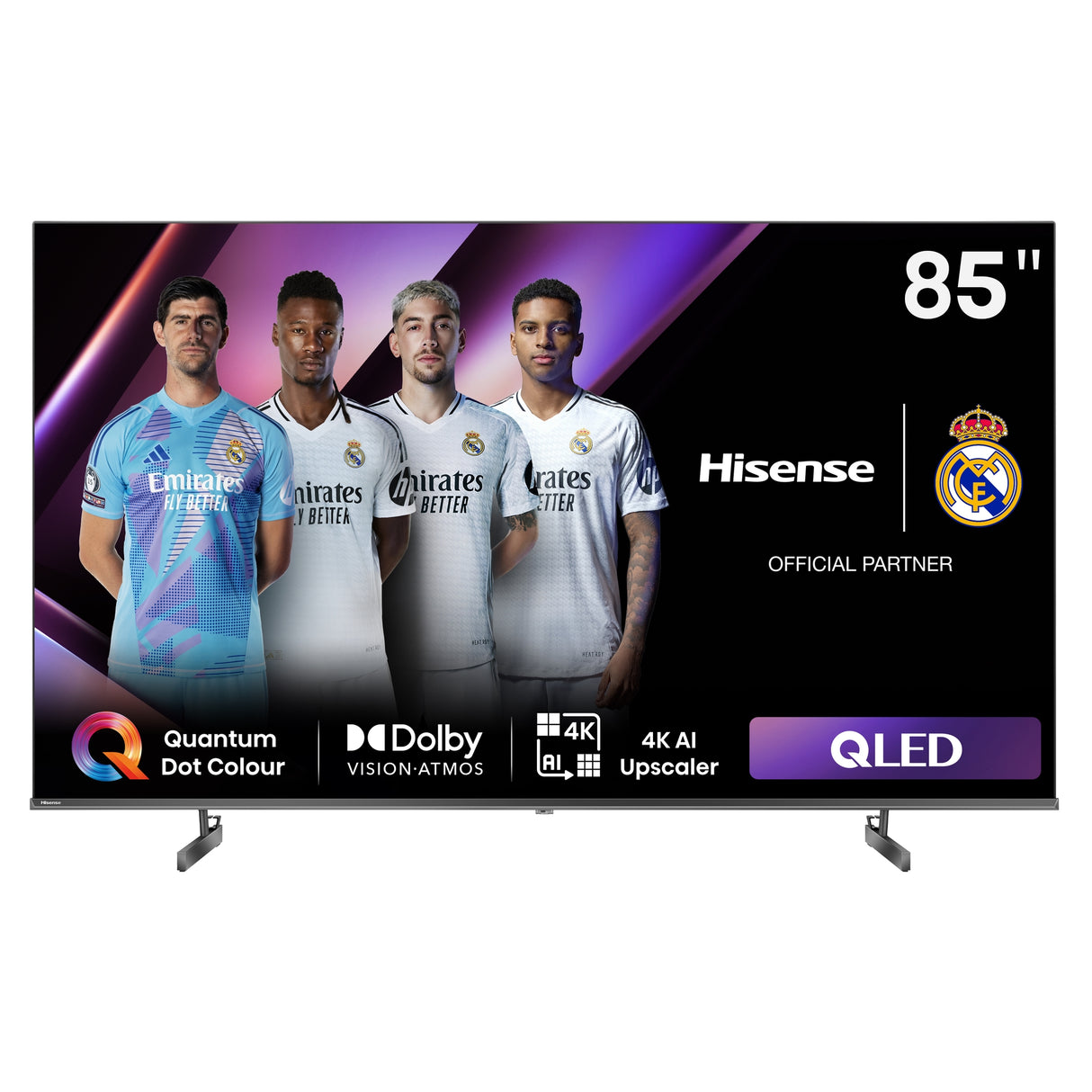 TV Hisense 85” QLED 4K UHD Smart VIDAA – Dolby Vision, Game Mode Pro, Alexa Built-In – Modelo 85Q6N