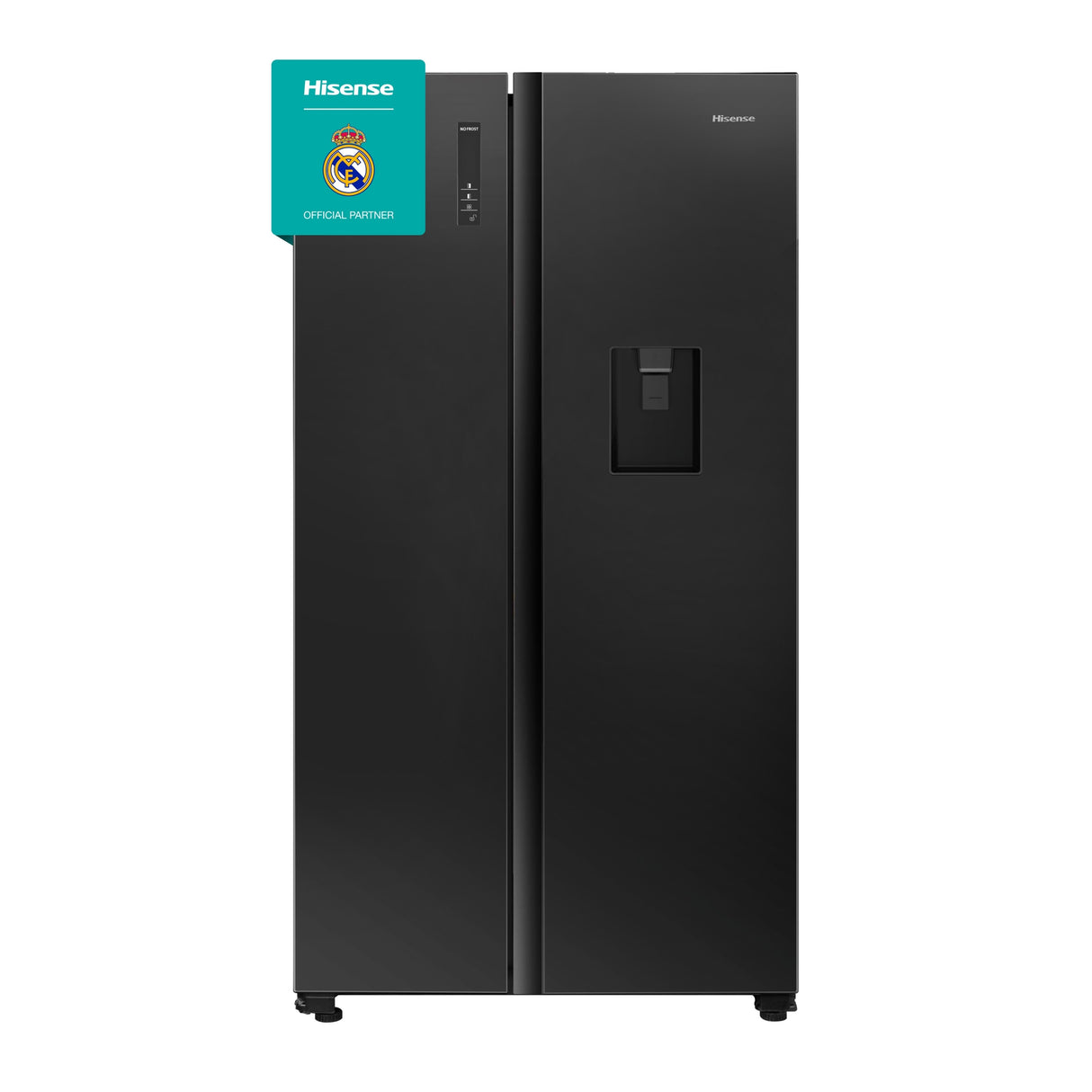 Frigorífico Hisense Side by Side 514L Inox – Dispensador de Água, Multi Air Flow, No Frost – Modelo H670SMIB