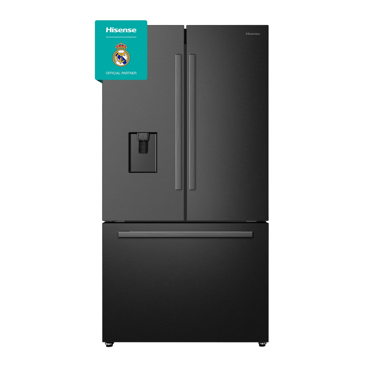 Frigorífico Hisense Side by Side 575L Inox – Multi Air Flow, Dispensador de Água – Modelo H760FSB
