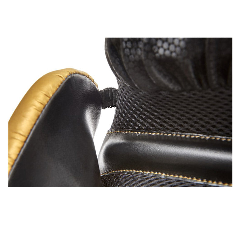 VAREJO 10OZ LUVAS DE BOXE REEBOK GOLD-PRETO 10OZ