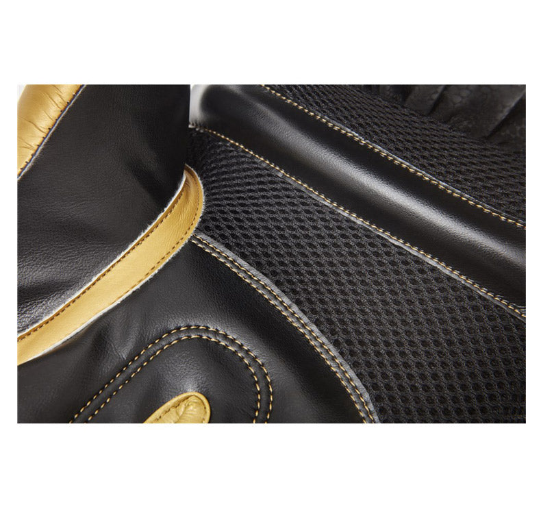 VAREJO 10OZ LUVAS DE BOXE REEBOK GOLD-PRETO 10OZ