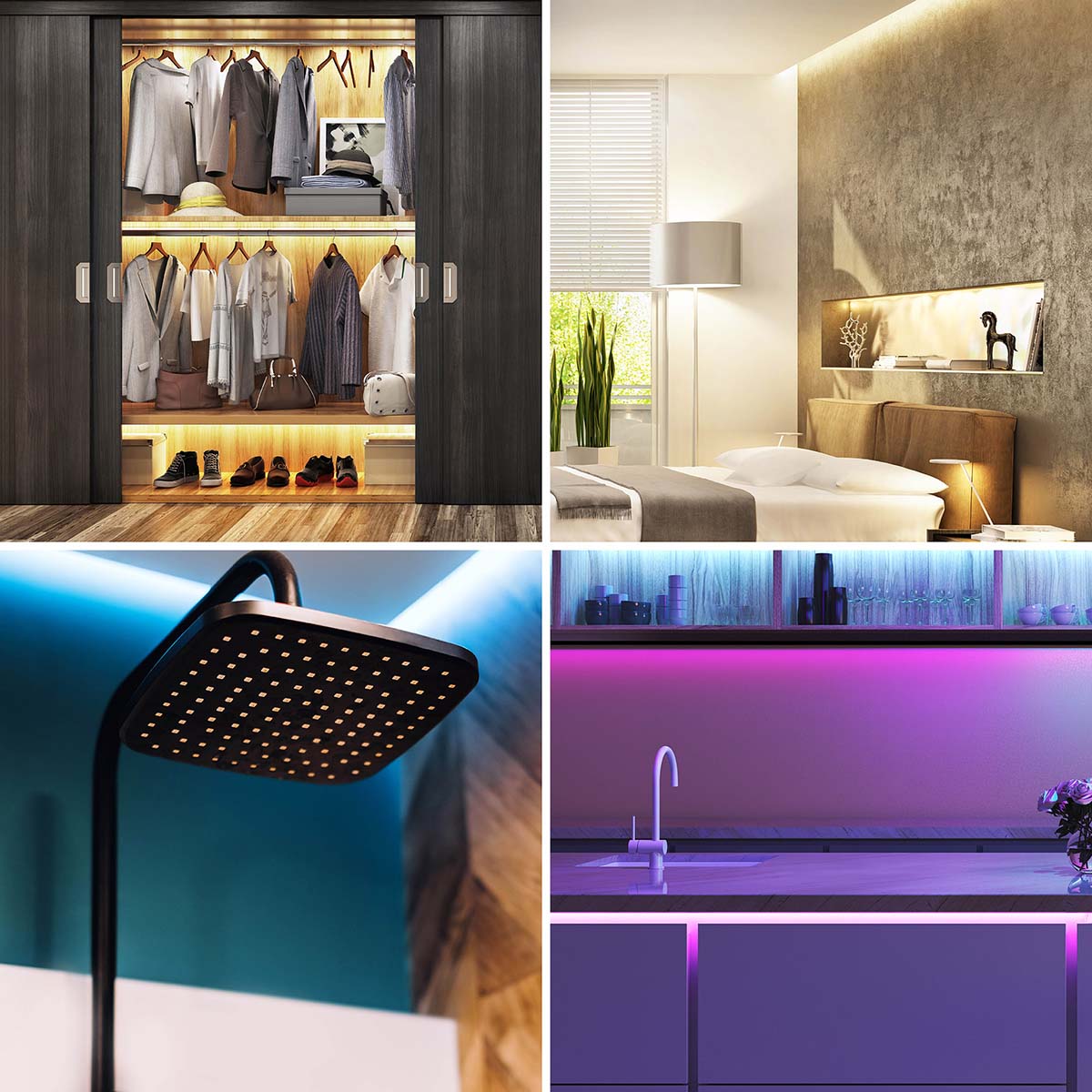 FITA LED WIFI NEDIS SMARTLIFE – ILUMINAÇÃO RGB CONTROLE REMOTO VIA WIFI PARA QUALQUER AMBIENTE