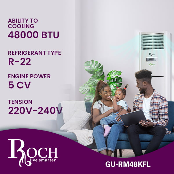 Ar condicionado de gabinete ROCH 48000 BTU R-22 (GU-RM48KFL)