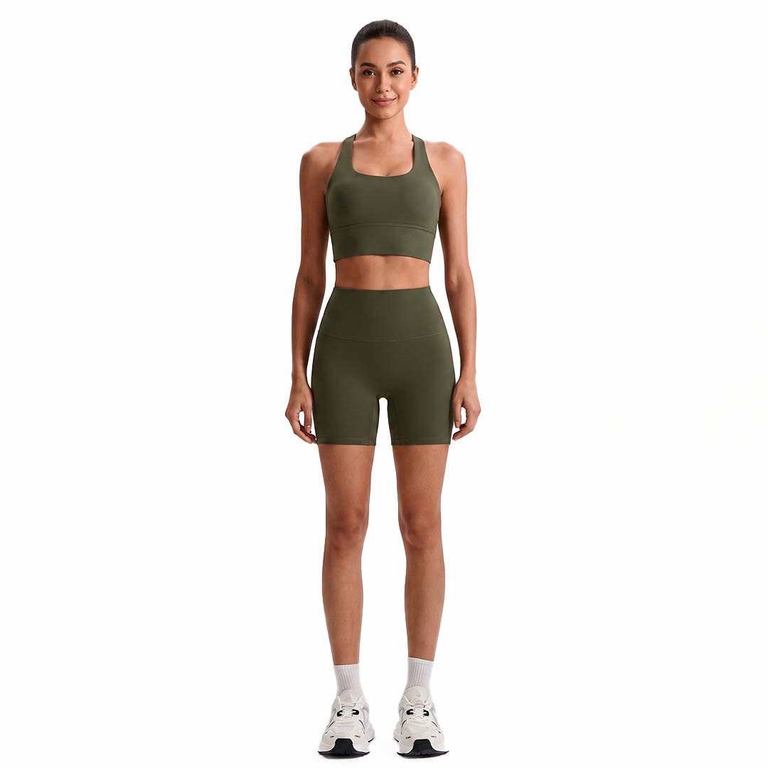 COLAN CURTO FITNESS FUSION FEMININO VERDE L
