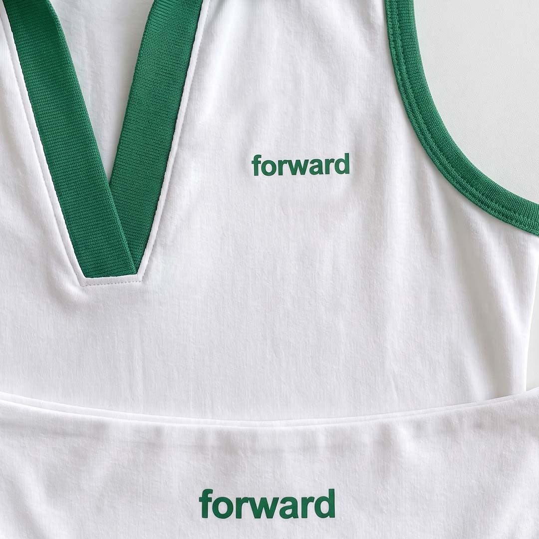 CONJUNTO FITNESS FEMININO CORTLINE BRANCO S