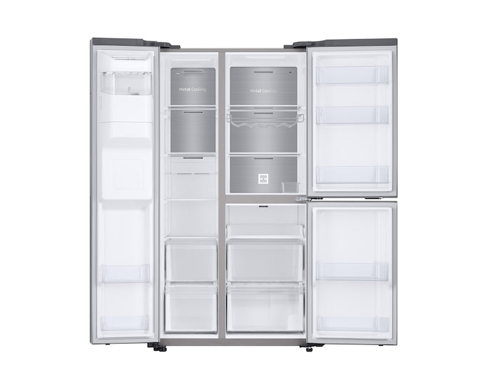 FRIGORÍFICO SIDE BY SIDE SAMSUNG (602L - CINZENTA)