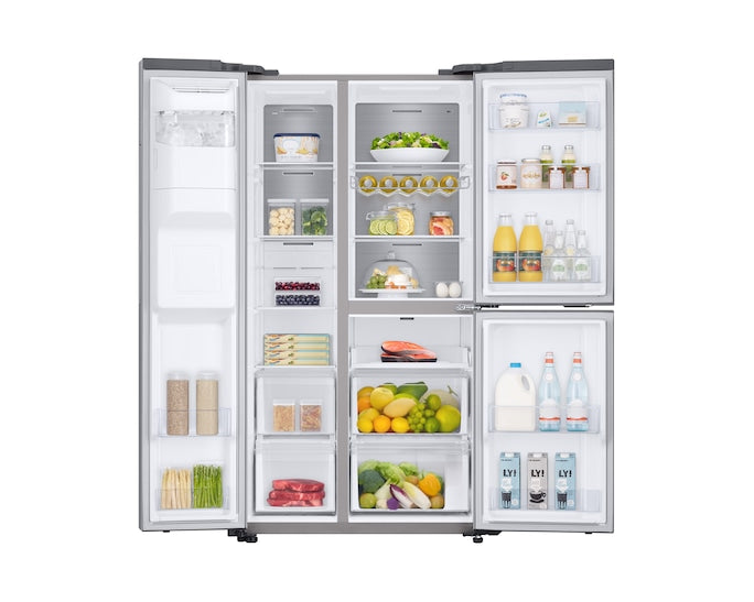 FRIGORÍFICO SIDE BY SIDE SAMSUNG (602L - CINZENTA)