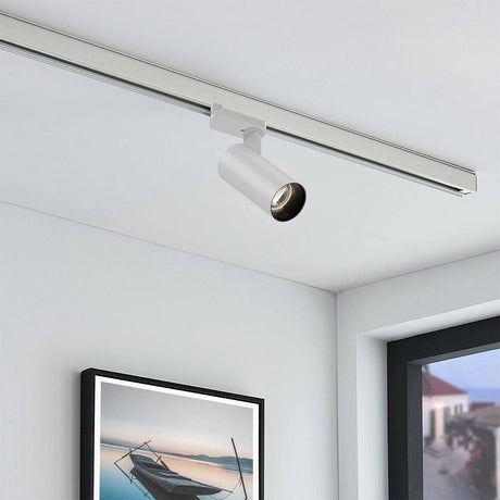 Trilho de Alumínio Braytron 1m Branco para Iluminação LED | Sistema de Trilho