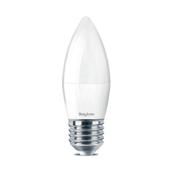 Lâmpada LED Vela 6,5W 560lm E27 6500K Braytron