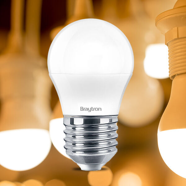 Lâmpada LED Esférica 6,5W E27 4000K Braytron