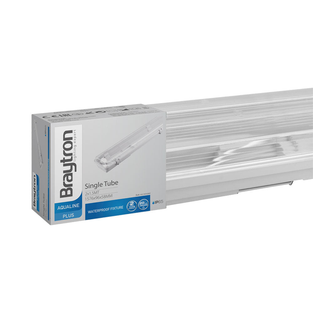 Fita LED Braytron Aqualine 2x1.5m IP65 | Fita de Iluminação à Prova d'Água para Exteriores