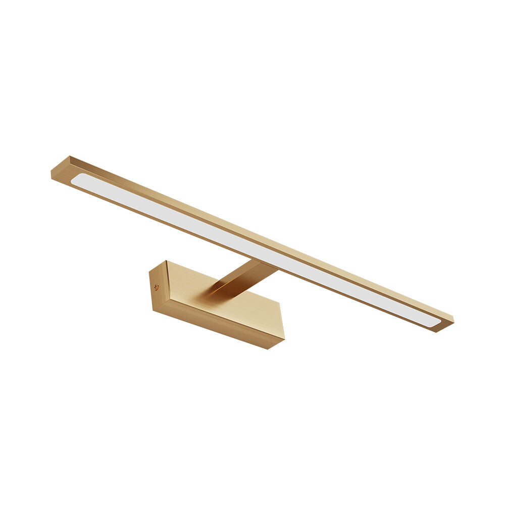 Luminária Braytron Aria 600 12W 3IN1 Dourada IP44 para Espelho | Iluminação Regulável