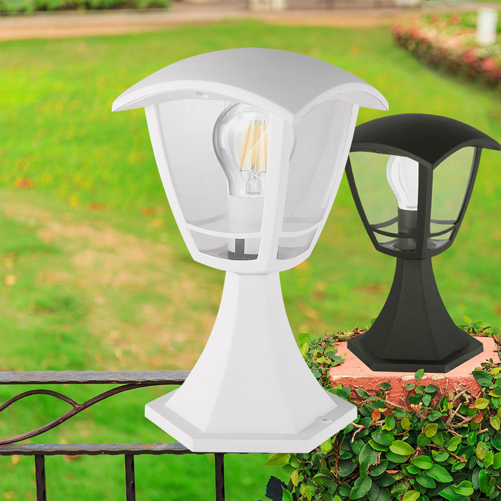 Luminária de Parede Braytron Berlin Base Branca 1xE27 IP44 | Iluminação Externa